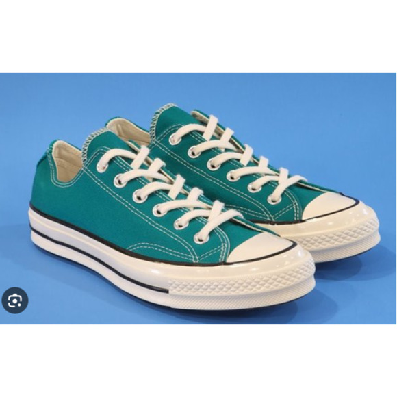 Converse Chuck 70 Vintage Canvas Sneakers 'Teal Green'- Unisex M7 / W9 - Picture 1 of 7